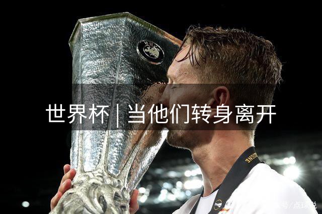 世界杯 | 当他们转身离开